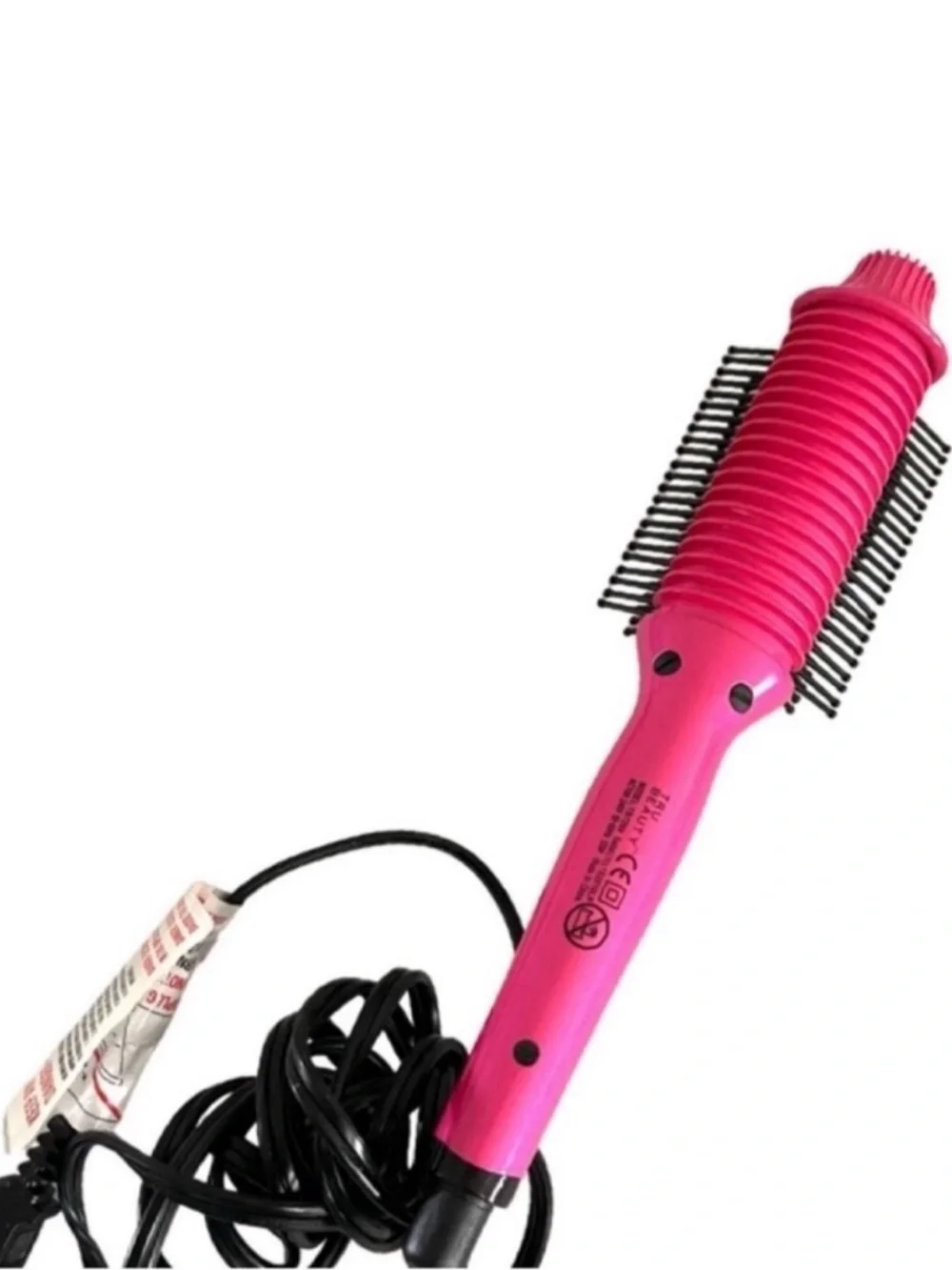 Tru Beauty Hot Styling Brush 2 in 1 Blow Dry Curl Smooth Pink Black